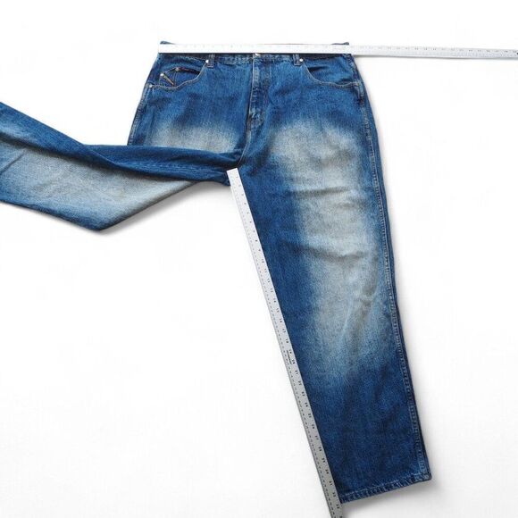 Source Jeans Vintage 90s Y2K Distressed Relaxed Skate Jeans Men's 42 x 34 - Picture 5 of 14